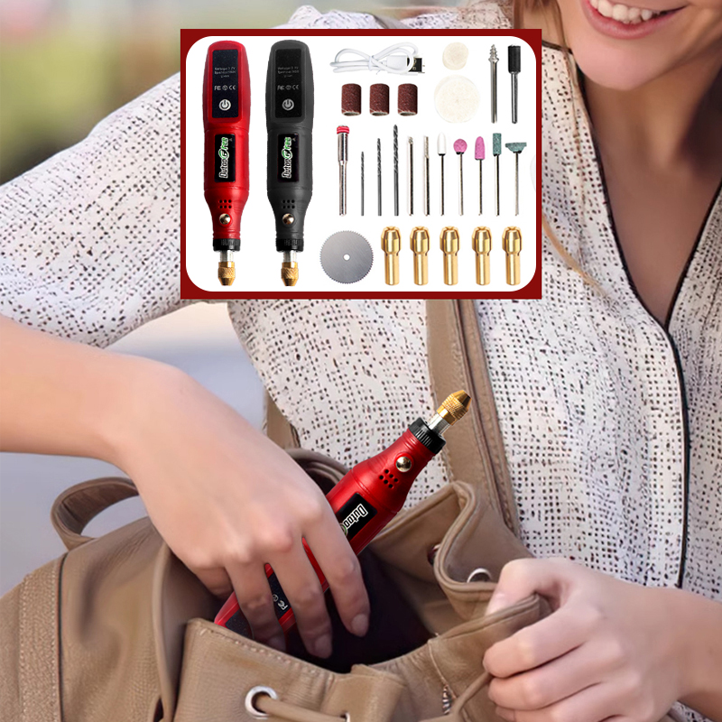 Cordless Rotary Tool Kit Accessories - Kit di utensili rotanti senza fili