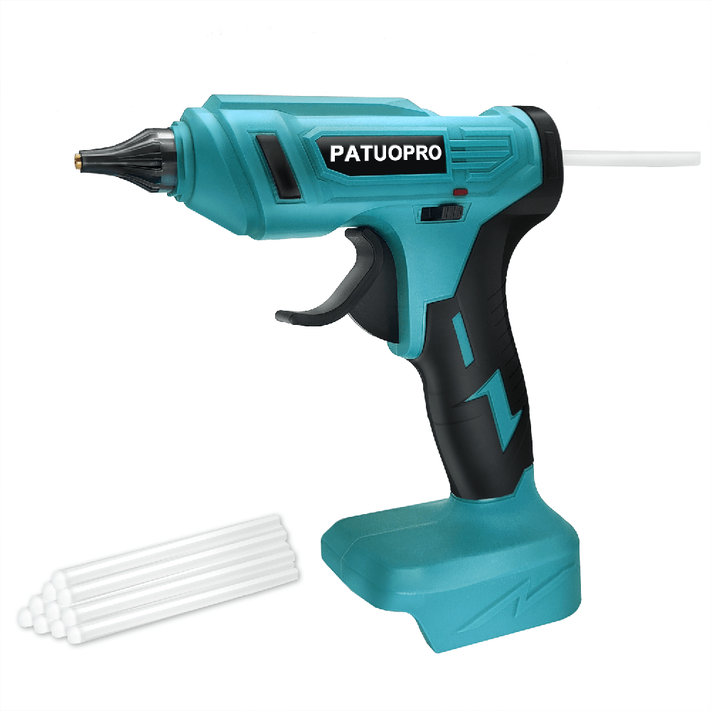 Hot Melt Glue Gun Cordless - PATUOPRO Pistola per colla a caldo