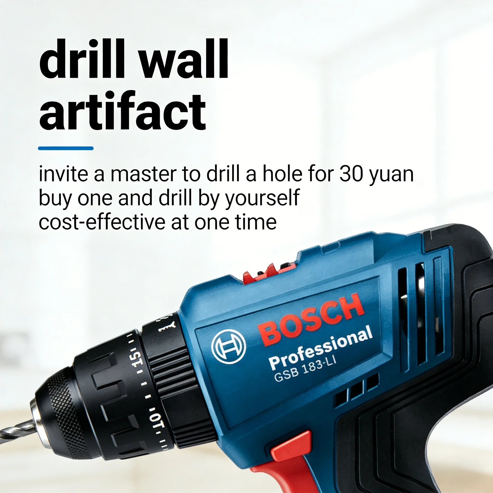 Brushless Cordless Electric Drill 18V - Trapano avvitatore a impulsi senza fili