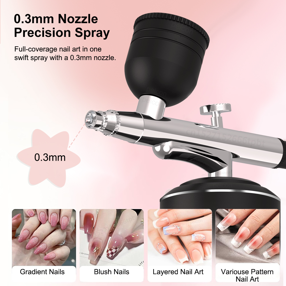  Aerografo con Compressore, P - Airbrush Kit With Mini Compressor recensione e prezzo