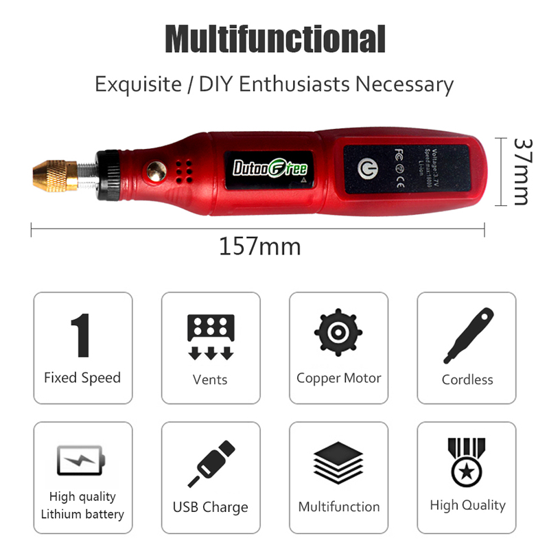 Kit di utensili rotanti senza  - Cordless Rotary Tool Kit Accessories recensione e prezzo