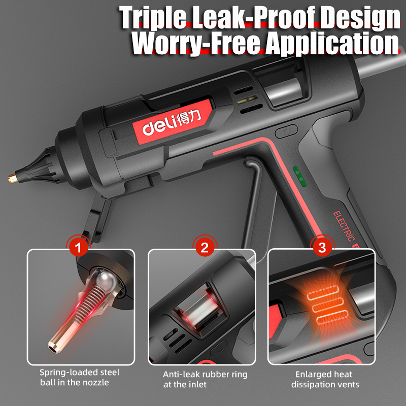 DELI 300W Pistola per colla a  - Hot Melt Glue Gun Cordless recensione e prezzo