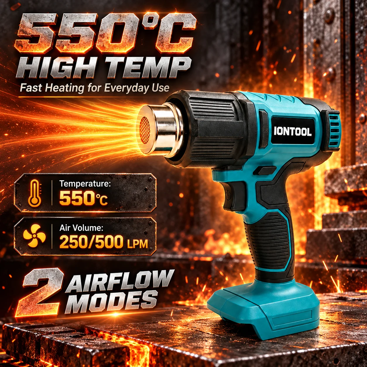 IONTOOL Pistola Termica Senza  - Cordless Heat Gun For Shrink Tubing recensione e prezzo