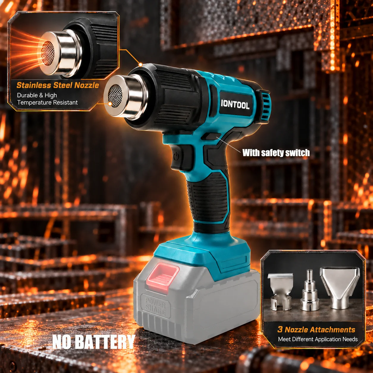 IONTOOL Pistola Termica Senza  - Cordless Heat Gun For Shrink Tubing recensione e prezzo