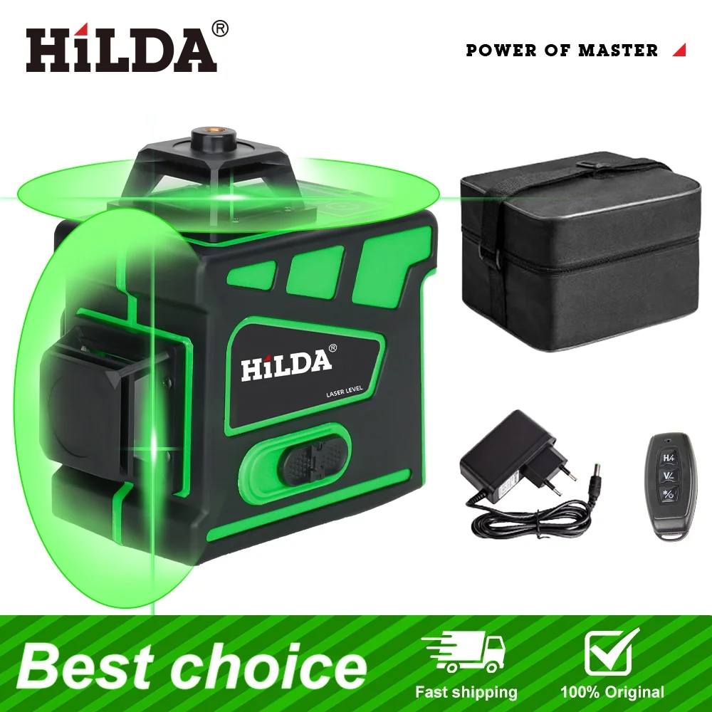 Livella Laser HILDA 16/12 Line - Laser Level 16 Lines 4D Green recensione e prezzo