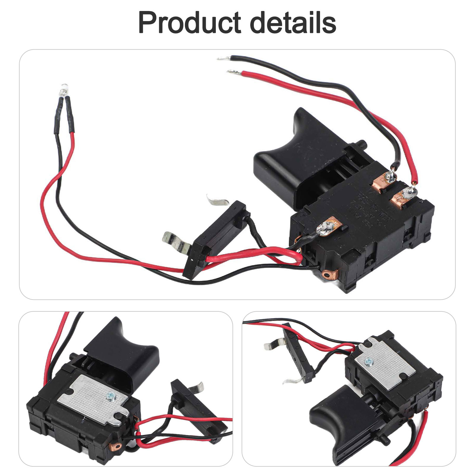 Interruttore a pulsante per tr - Brushless Cordless Electric Drill 18V recensione e prezzo